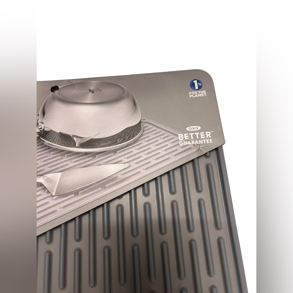 OXO Silicone Drying Mat - Dark Gray - Picture 2 of 6